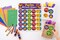 Purim Mitzvah Stickers 1 Inch – Jewish Holiday Reward Stickers, 10 Sheets for Classrooms & Crafts